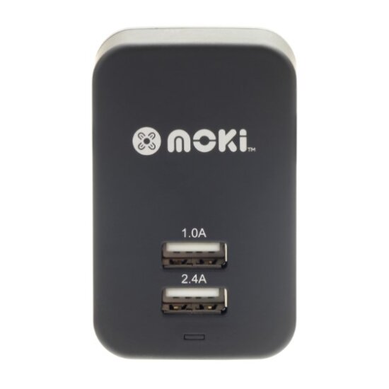 Moki Dual USB Wall Charger Black-preview.jpg